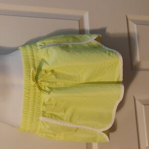 Danskin Neon Yellow Women's Athletic Shorts
